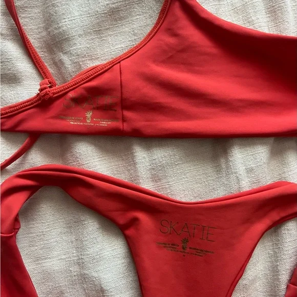Skatie Red Alana Bikini Bottom - Picture 3 of 5